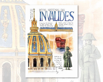 Hotel Les Invalides - Watercolor