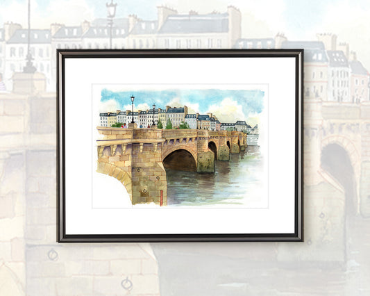 PONT NEUF - Watercolor